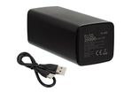 Blow, power bank, czarny, 20000MAH, 65W, PB20G