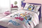Bluey, 2-częściowy komplet pościeli bawełnianej, 100-135 cm