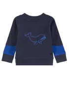 Bluza chłopięca, granatowa, rozpinana, Tom Tailor