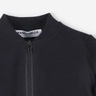 Bluza chłopięca, rozpinana, czarna, Pandamello