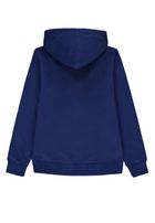 Bluza chłopięca z kapturem, granatowa, Hello Where Is The Wifi?, Tom Tailor