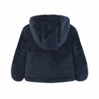 Bluza chłopięca z kapturem, rozpinana, niebieska, Kanz