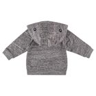 Bluza chłopięca z kapturem, rozpinana, szara, Tom Tailor