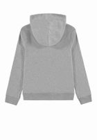 Bluza chłopięca z kapturem, szara melanż, Tom Tailor