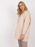 Bluza damska, beżowa, Ex Moda