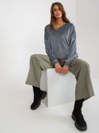 Bluza damska, niebieska, Relevance