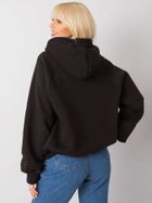 Bluza damska z kapturem, czarna, Ex Moda