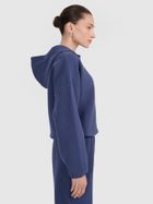 Bluza damska z kapturem, granatowa, 4F