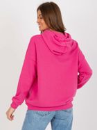 Bluza damska z kapturem, różowa, Mariquita