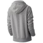 Bluza damska z kapturem, rozpinana, szara, New Balance Hoodie