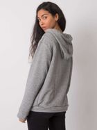 Bluza damska z kapturem, szara, Ex Moda