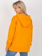 Bluza damska z kapturem, żółta, Ex Moda