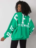 Bluza damska, zielona, Ex Moda