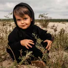 Bluza dziecięca z katurem, czarna, Eevi