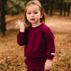 Bluza dziewczęca, bordowa, Eevi