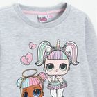 Bluza dziewczęca, szara, L.O.L. Surprise