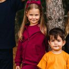 Bluza dziewczęca z kapturem, rozpinana, bordowa, Eevi