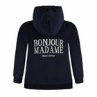 Bluza dziewczęca z kapturem, rozpinana, czarna, Marc O'Polo