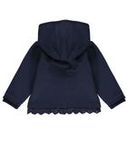 Bluza dziewczęca z kapturem, rozpinana, granatowa, Tom Tailor