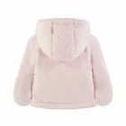 Bluza dziewczęca z kapturem, rozpinana, różowa, Kanz