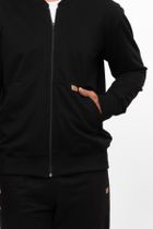 Bluza męska, rozpinana, czarna, Italian Fashion