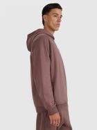 Bluza męska z kapturem, brązowa, 4F