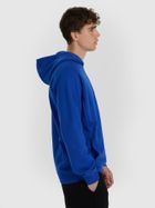 Bluza męska z kapturem, niebieska, 4F