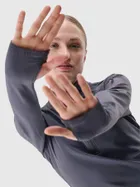 Bluza trekkingowa damska, szara, 4F