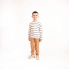 Bluzka chłopięca z długim rękawem, ecru, Nicol