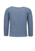 Bluzka chłopięca z długim rękawem, niebieska, Lief