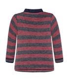 Bluzka chłopięca z długim rękawem, szaro-czerwona, Kanz