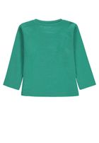 Bluzka chłopięca z długim rękawem, zielona, Tom Tailor