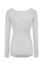 Bluzka damska z długim rękawem, ciążowa, szara, Bellybutton
