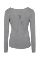 Bluzka damska z długim rękawem, do karmienia, szara, Bellybutton