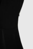 Bluzka damska z krótkim rękawem, czarna, Moodo