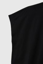 Bluzka damska z krótkim rękawem, czarna, Moodo