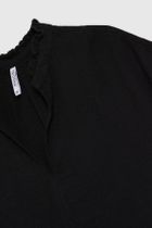 Bluzka damska z krótkim rękawem, czarna, Moodo