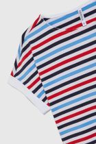 Bluzka damska z krótkim rękawem, mix, Moodo