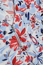 Bluzka damska z krótkim rękawem, niebieska, Moodo