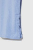 Bluzka damska z krótkim rękawem, niebieska, Moodo