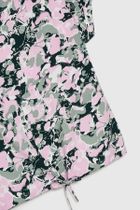 Bluzka damska z krótkim rękawem, różowa, Moodo