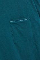 Bluzka damska z krótkim rękawem, zielona, Moodo