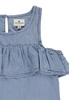 Bluzka dziewczęca bez rękawów, denim, Tom Tailor