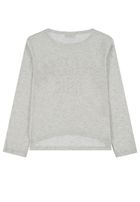 Bluzka dziewczęca z długim rękawem, beżowa, Tom Tailor