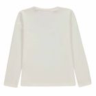 Bluzka dziewczęca z długim rękawem, biała, Marc O'Polo