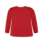 Bluzka dziewczęca z długim rękawem, czerwona, Kanz