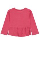 Bluzka dziewczęca z długim rękawem, czerwona, Tom Tailor