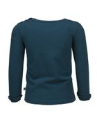 Bluzka dziewczęca z długim rękawem, niebieska, Lief