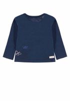 Bluzka dziewczęca z długim rękawem, niebieska, Tom Tailor