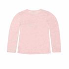 Bluzka dziewczęca z długim rękawem, różowa, Kanz